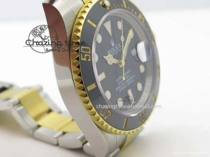 AAA Replica Watches SS Best LN Edition 116613 ETA Submariner Black 3986 YG Bracelet Bp-Maker RelaxedFit On Dial 0117